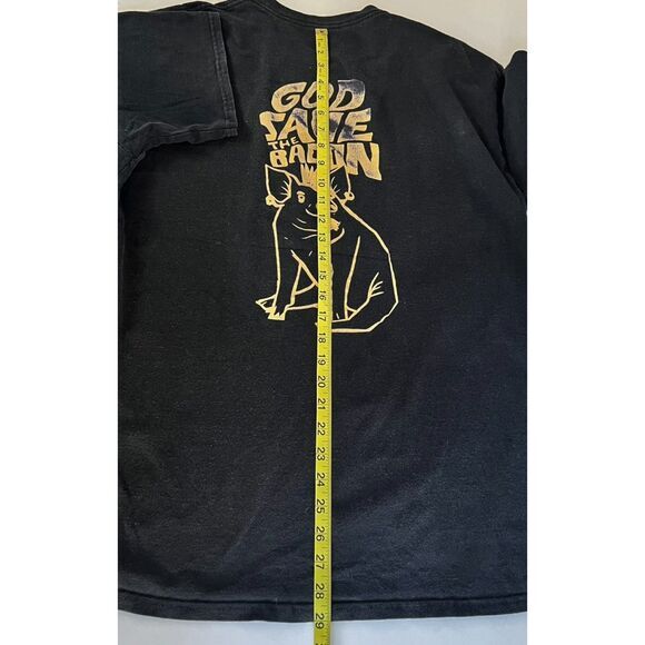 Save the Bacon T Shirt Black Yellow XL Vegan Vegetarian - Picture 5 of 6